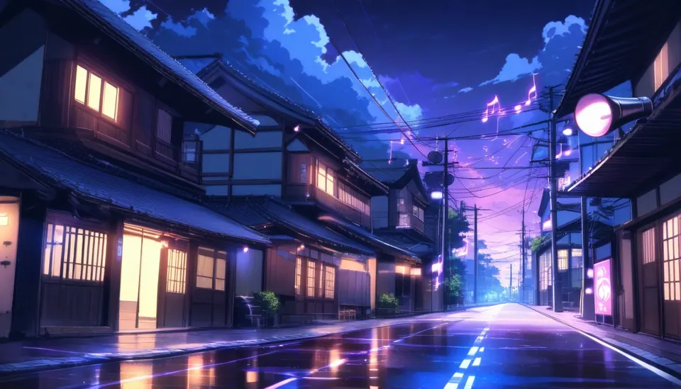 夜の街並み